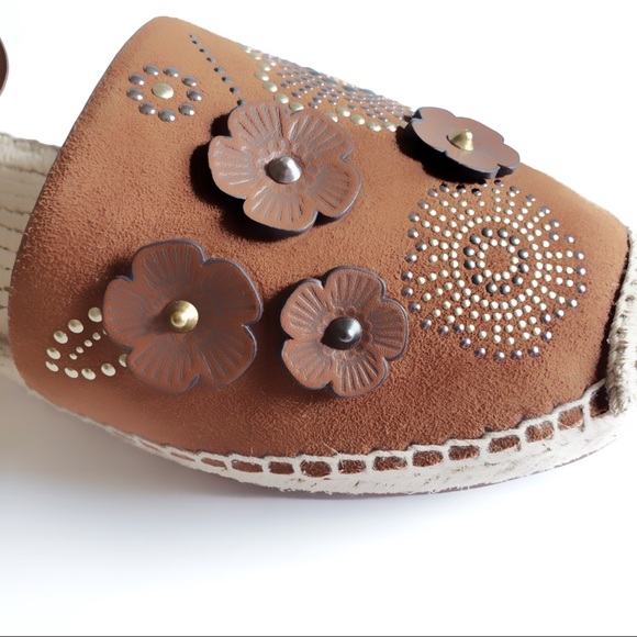 Coach Ankle Strap Astor Espadrille Tea Rose 9.5 - Picture 6 of 15